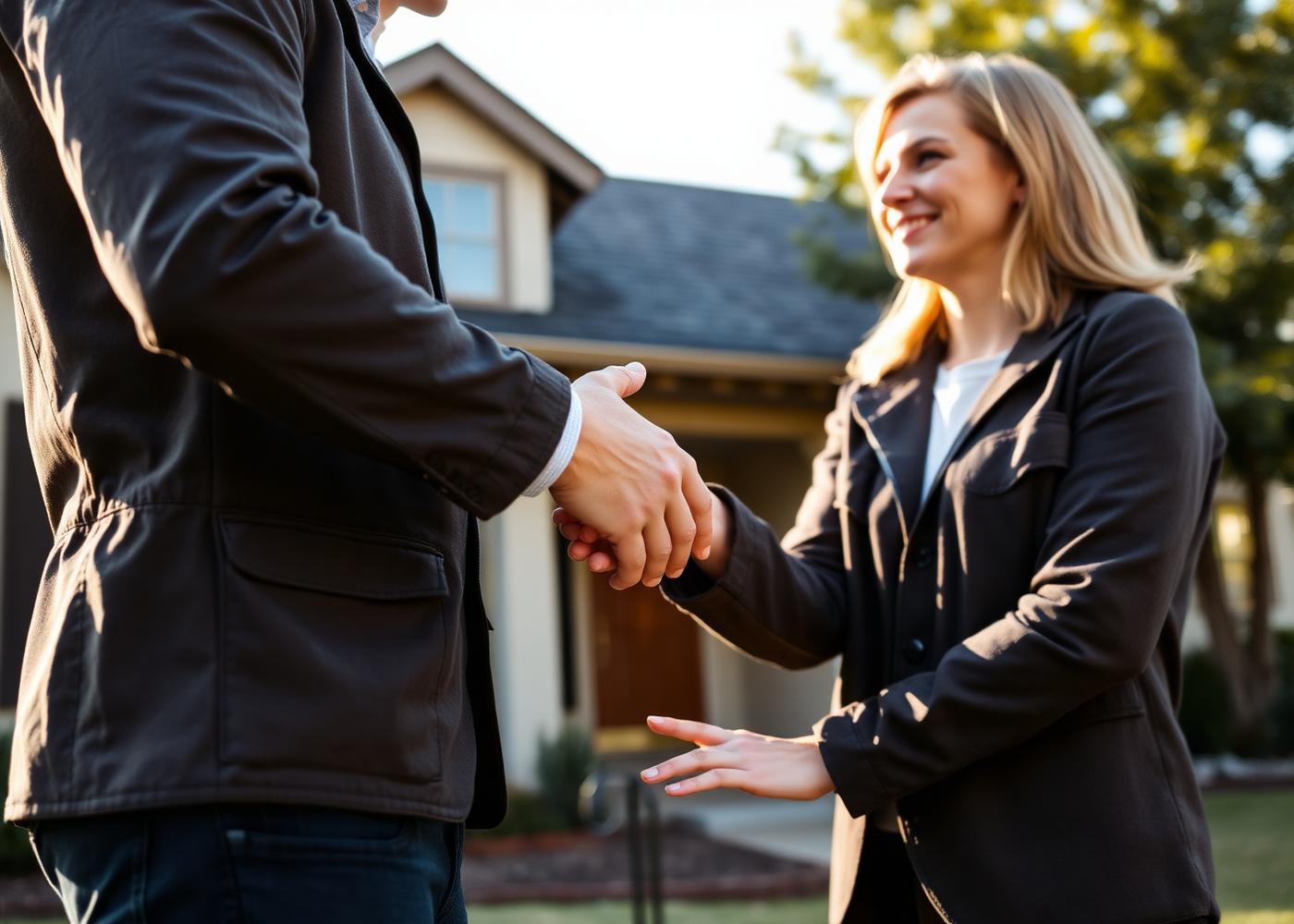 Northern Star sales rep meeting a homeowner